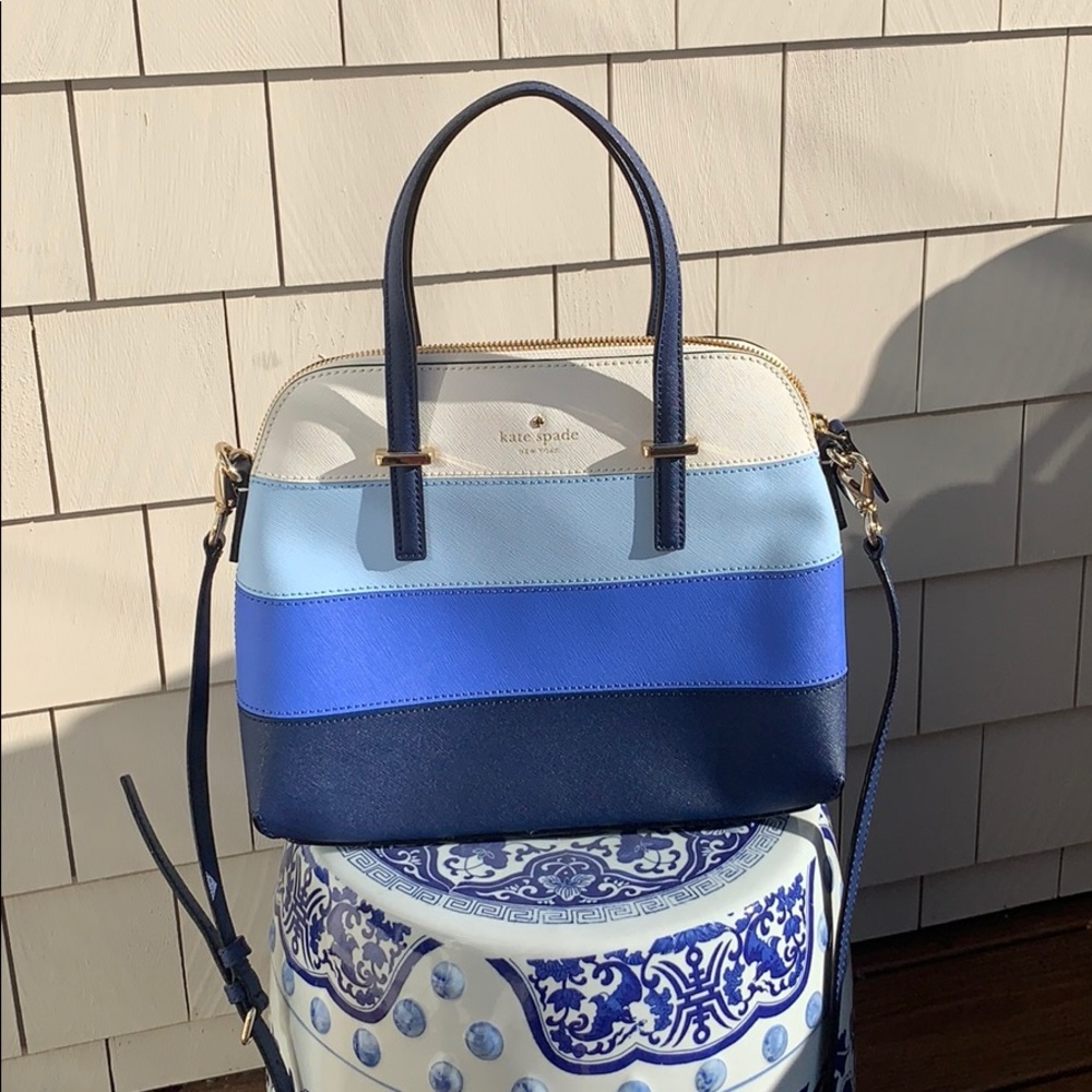 Kate Spade Cedar Street Maise Stripe Bag Like New